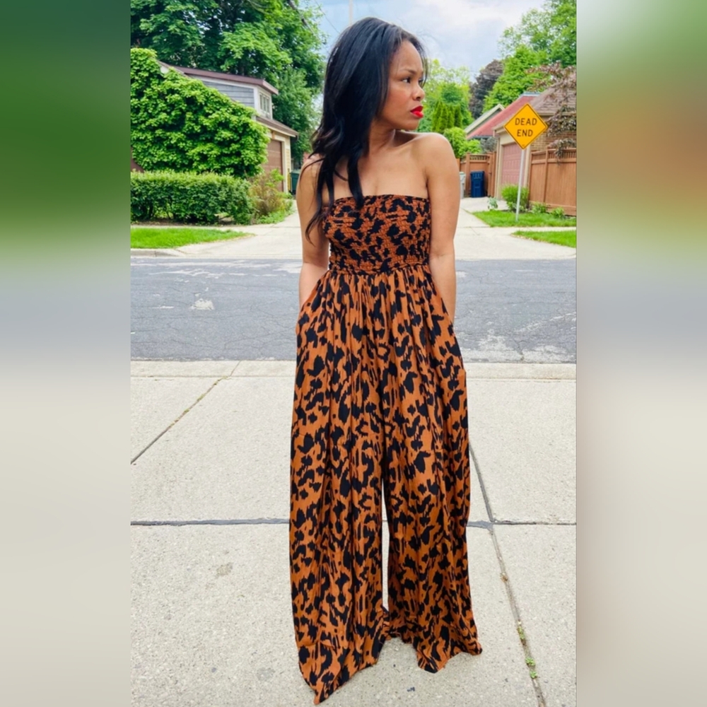 Leopard jumpsuit